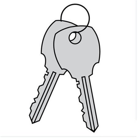 SALSBURY INDUSTRIES Salsbury Industries 3799 Key Blanks for Standard Locks of 4C Horizontal Mailboxes - Box of 50 3799